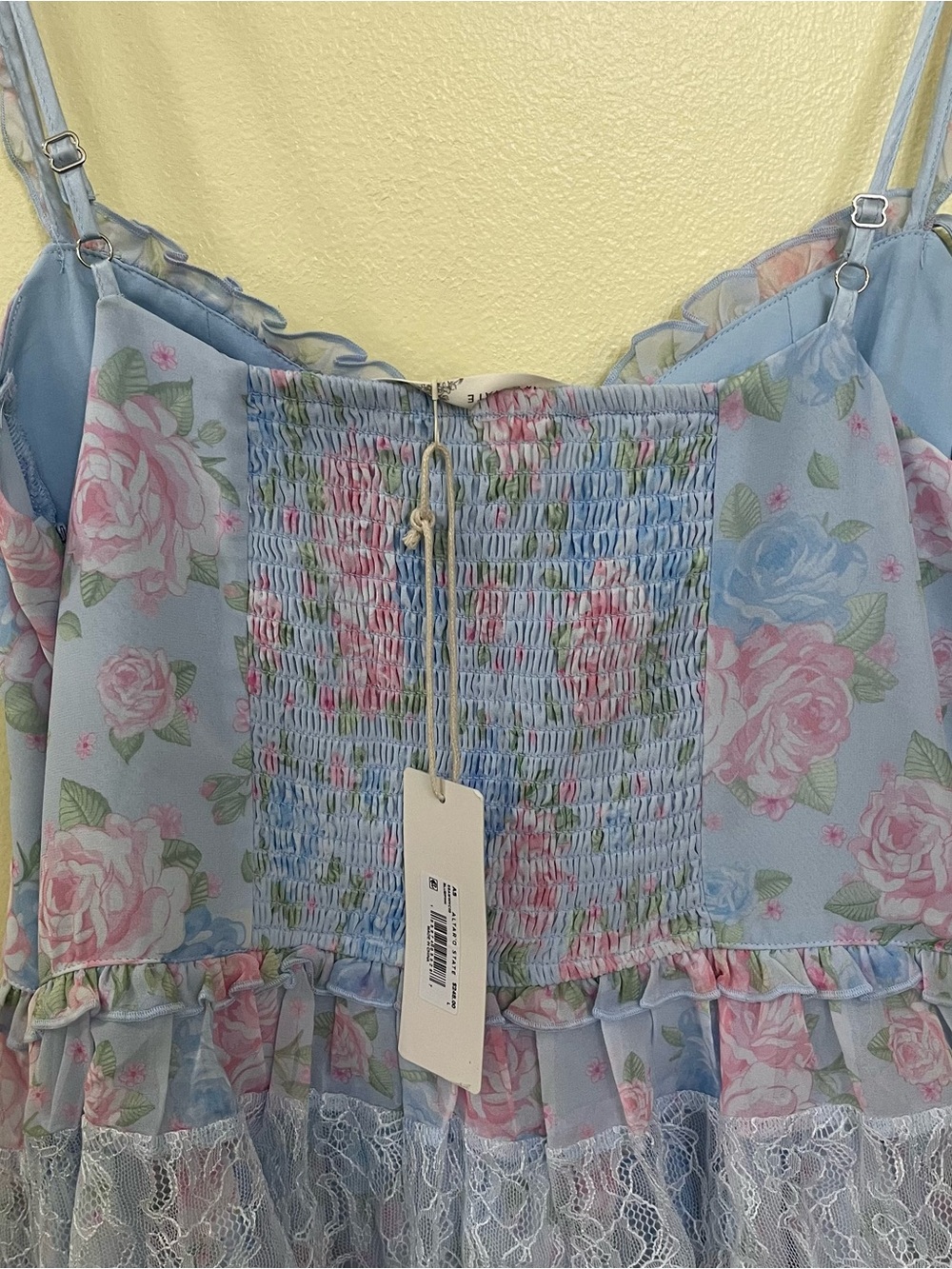 NEW NEW Altar’d State Blue and Pink Rhiannon Floral Maxi Dress Size XS, S, & L - Picture 10 of 16